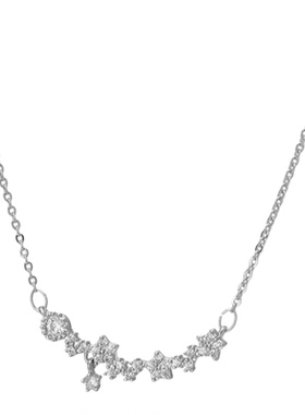 夏日星星锆石项链女配饰2025新款