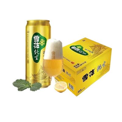 雪花啤酒纯生工艺酿造匠心纯生500mlx12罐非原箱不兑奖