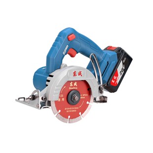 东成DCZE125无刷充电式石材切割机多功能家用木材石材云石机正品