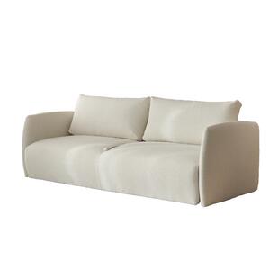 丹麦依诺维绅奶油风沙发马洛萨小户型客厅两用折叠多功能沙发床