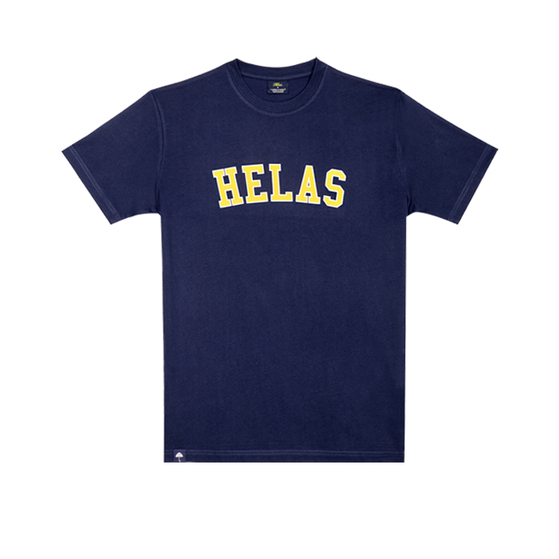 [法国]Helas CAMPUS TEE WHITE/NAVY经典LOGO短袖T恤