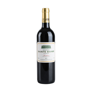 法国原瓶进口右岸圣芭贝古堡干红葡萄酒波尔多产区AOP级整箱礼盒