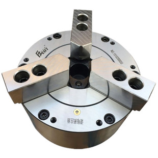 比优特三爪中实气动卡盘5寸6寸8寸10寸130160数控普通车床大行程
