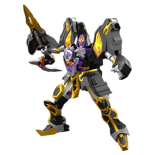 现货万代食玩 SMP 魔法战队魔神合体 黑狼 乌鲁凯撒 可动手办模型