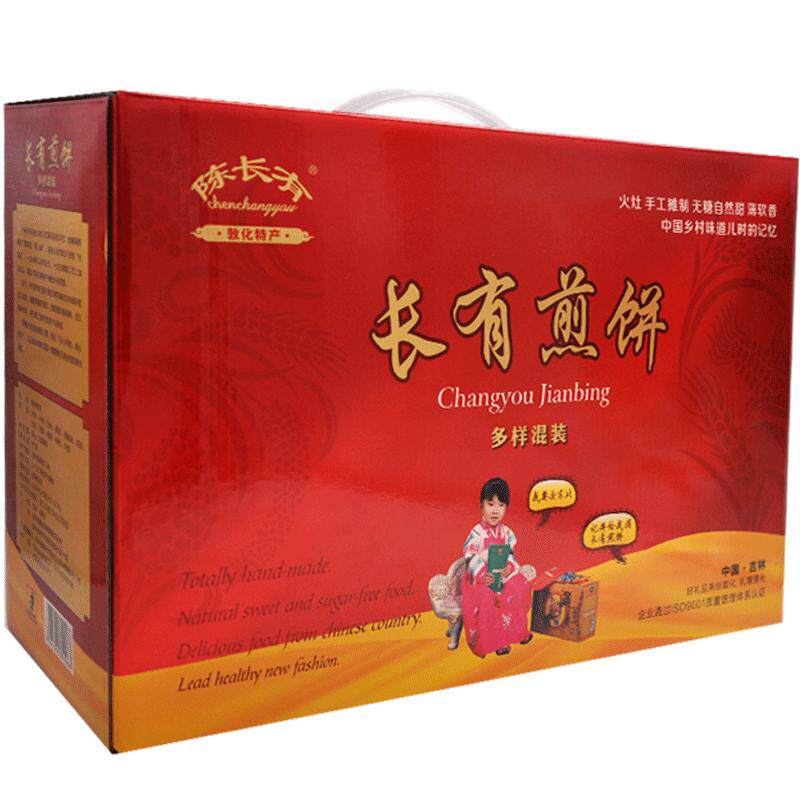 敦化陈长有手工摊制粗粮煎饼礼盒