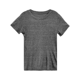 阿秋 定制莱赛尔蚕丝短袖女2025夏弹力遮肉显瘦轻薄款纯色T恤上衣