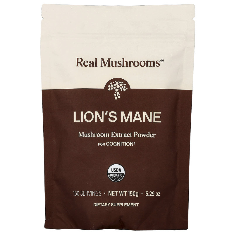 RealMushrooms有机猴头菇提取物散装粉天然植物提取可冲饮大脑健