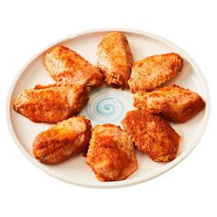 烤翅鸡翅中冷冻奥尔良鸡翅清真食品半成品调理已腌制鸡中翅500g