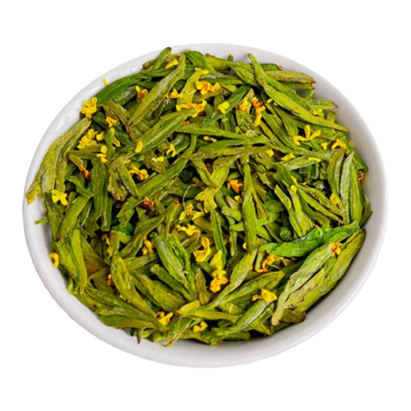 明前茶桂花龙井绿茶花香浓郁