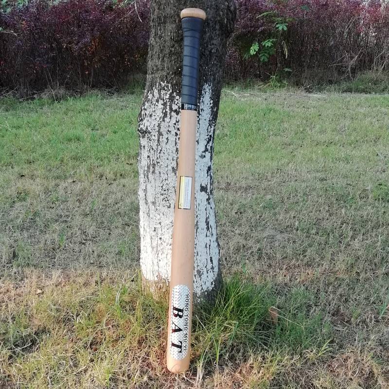 实心榉木棒球棒应急棒球棍球杆应急实木垒球棒硬木加厚