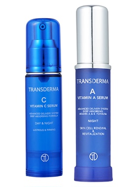 Transderma/纯丝得美早C晚A