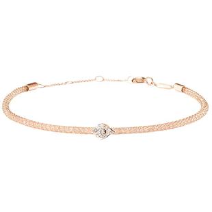 【新年礼物】DJULA茱蕊星耀系列镶钻眼睛吊坠玫瑰金手链线上专享