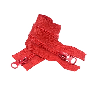 树脂拉链5号羽绒服双头双向彩色拉锁儿童睡袋替换长款拉链条配件