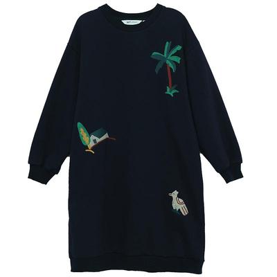 冬季加绒绣花Moveup设计师