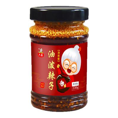 六婆油泼辣子230g四川红油辣椒油