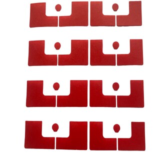 喷塑耐高温胶纸喷粉保护胶贴防烤圆形高温胶纸胶贴红色美纹胶带纸