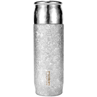 飞剑钛杯高端高颜值情侣磁吸保冷水杯纯钛保温杯泡茶男女士焖茶杯