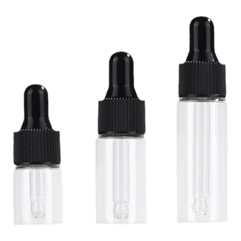 滴管分装瓶精油瓶化妆品精华液小样液体便携小空瓶子玻璃瓶5/10ml