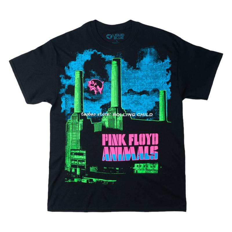 正版Pink Floyd平克弗洛伊德vintage摇滚乐队短袖T恤a 官方现行版