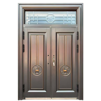 锌合金农村自建房大门双开门