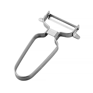 德国 plazotta 新款短款平口不锈钢水果 蔬菜削皮刀 削皮器 01201