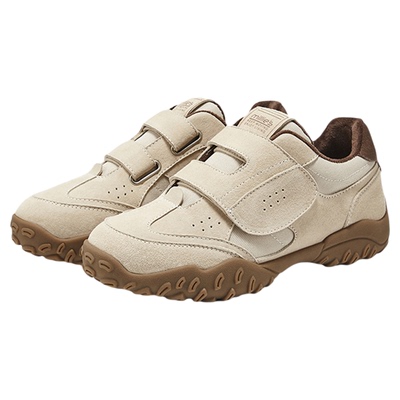 MILLIE'S/妙丽真皮厚底德训鞋