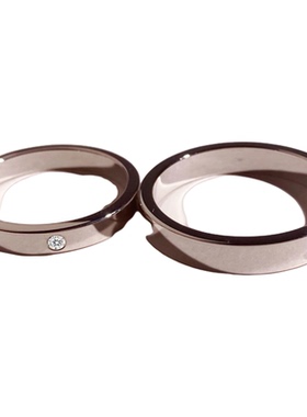 追月银饰情侣999纯银时尚定制