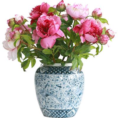 手感保湿牡丹仿真花客厅假花