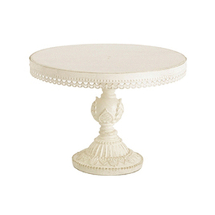 欧式复古白色甜品台摆件森系婚礼装饰道具茶歇摆台展示架蛋糕托盘