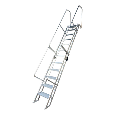 消防铝合金阁楼梯防滑户外星邦