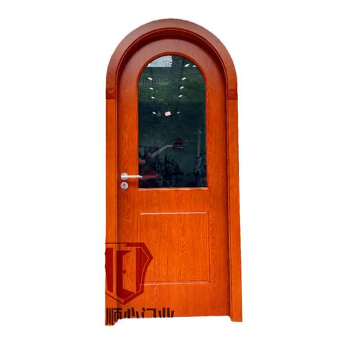 平安顺心门业复古简约实木活动生态烤漆门定制卧室门房门门