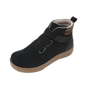 Pansy盼喜女鞋4E宽楦鞋日本超轻舒适保暖冬季新款防滑休闲高帮鞋