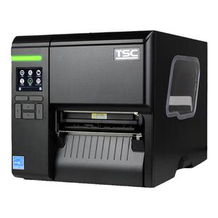 TSC-MA3410P工业标签打印机热转印铜版纸亚银PET条码剥离打印裁切