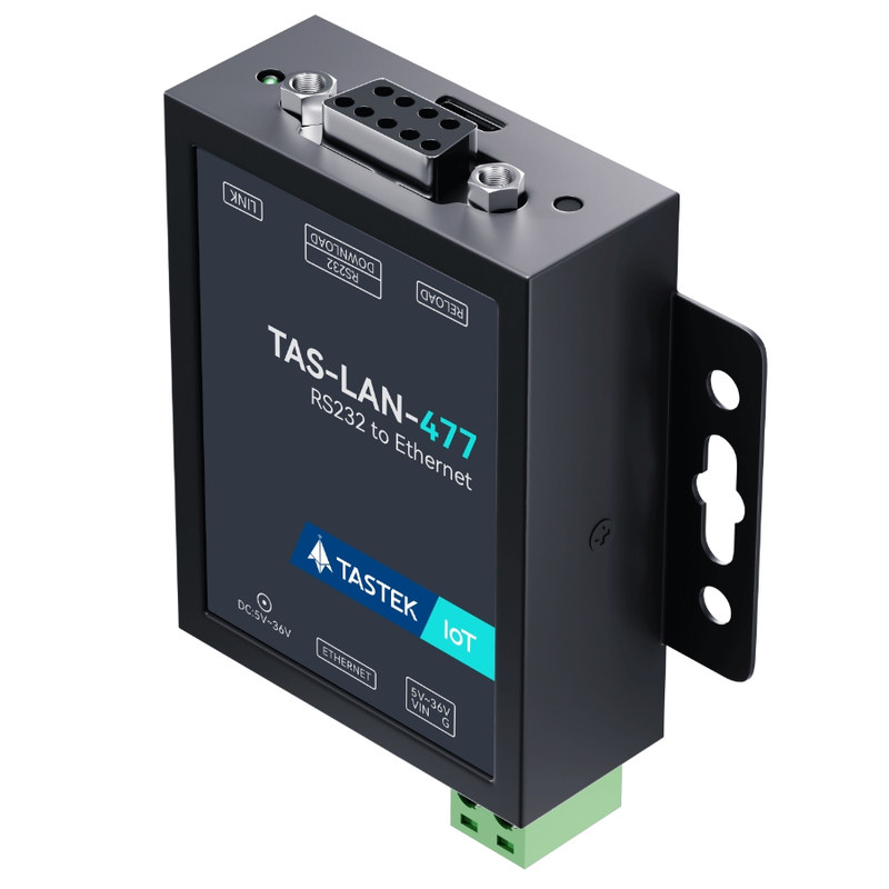 塔石RS232转以太网单串口服务器9针DB9串口转网口模块modbus网关rtu转tcp/ip通讯mqtt双向透传RJ45网络通信