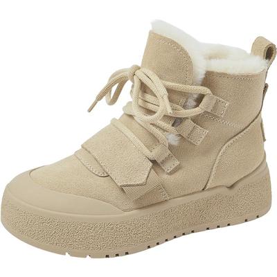 康莉雪地靴冬季加绒靴保暖短靴