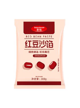 百钻红豆沙青团馅料口感细腻绵密