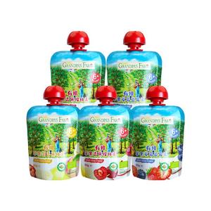 爷爷的农场果泥婴幼儿无添加糖 6个月宝宝辅食儿童零食有机水果泥