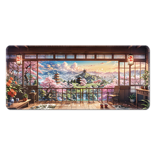 鼠标垫超大电竞游戏专用fps大号键盘垫电脑桌面垫办公二次元定制