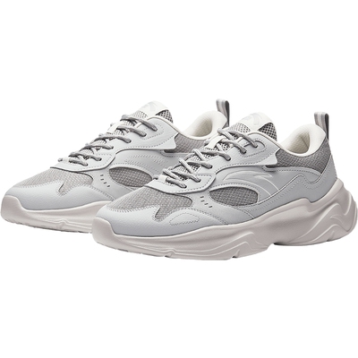 安踏灰色男鞋潮流老爹鞋