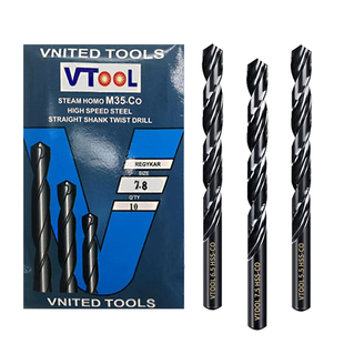 VTOOL高速钢钻头麻花螺旋模具钢钻咀全磨含钴麻花钻 0.3mm-13.0mm