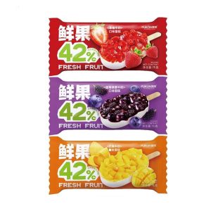【满78顺丰冷链包邮】富康鲜果42%牛奶芒果草莓蓝莓雪糕冰淇淋