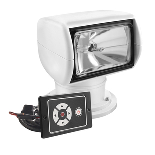 游艇探照灯船用外接12V24V钓鱼艇快艇船舶巡逻超亮远射遥控氙气灯