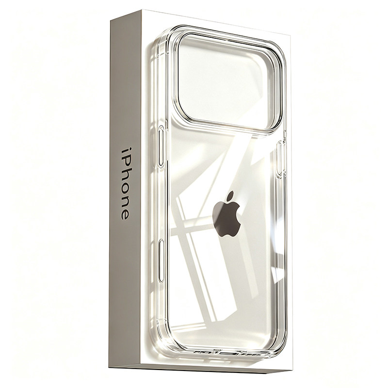 适用苹果18promax全硬透明手机壳iPhone17pro全包超薄防摔手机套新款16pm硬壳15pro镜头14男硅胶女软pc抗发黄