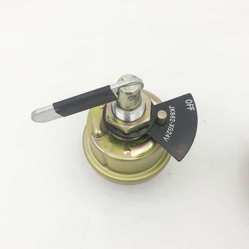 装载机铲车配件柳工龙工厦工工程车电源总闸 JK862手板电源总开关