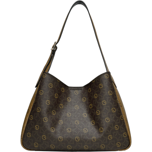 金利来轻奢气质女包腋下包2025新款复古印花手提包包大容量单肩包