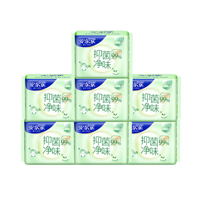 安尔乐姨妈巾抑菌净味纯棉日夜用