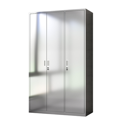 防潮防锈304不锈钢家用衣柜