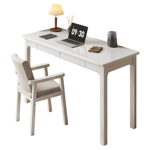 安居客小书桌实木桌椅电脑桌家用房间卧室小户型桌子学生用学习桌