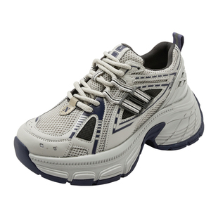 小码女鞋313233厚底2024新款冬季34老爹鞋女小个子增高显脚小加绒