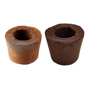 泥炭碳棉育苗基质块蝴蝶兰花卉扦插专用大杯营养土块无土水培栽培